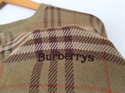 burberrys embroidery spellout 90s burberry of london|is Burberry London genuine.